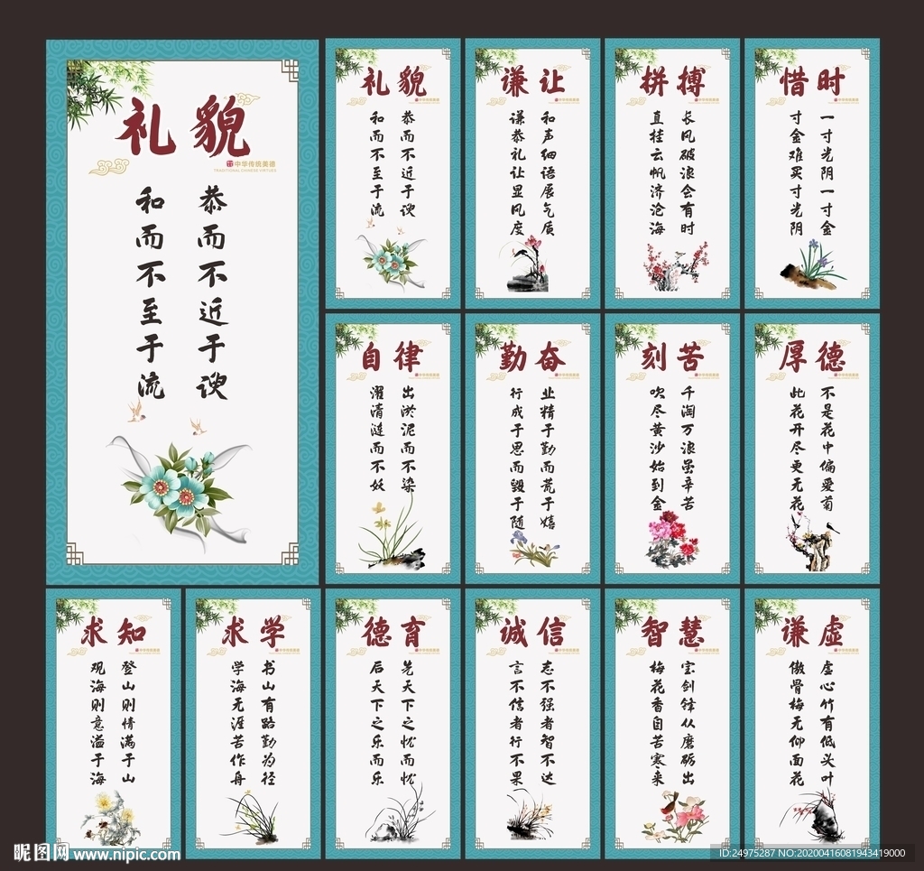 学校文化展板