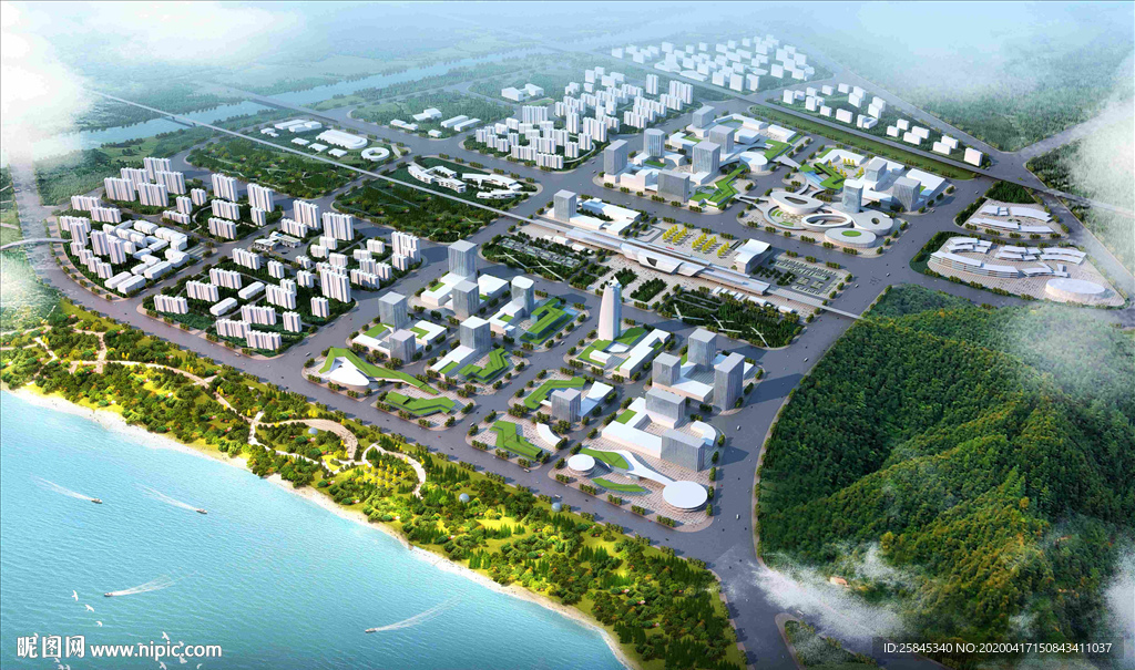 滨河景观
