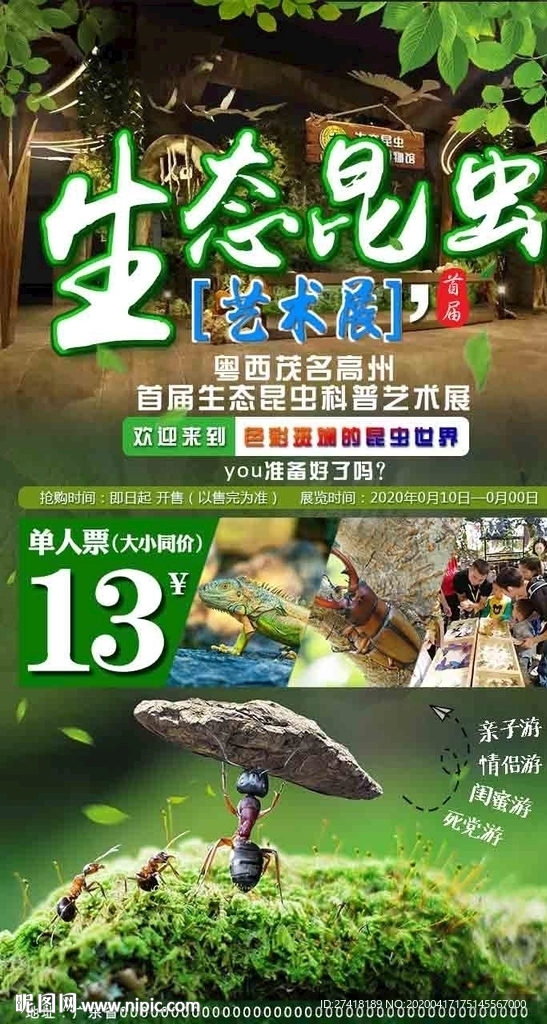 生态昆虫海报