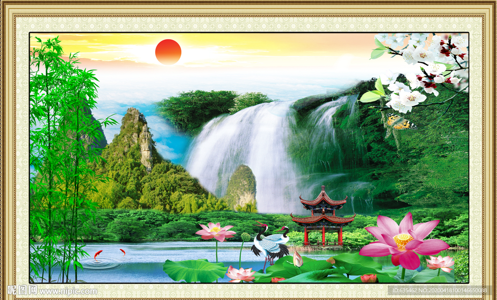 客厅山水画