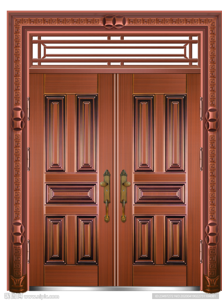 仿铜门