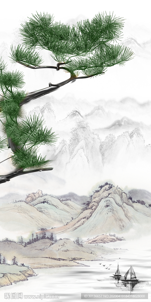 最新玄关画 TIF分层