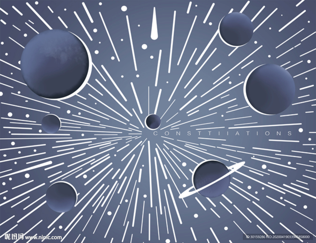 卡通星空图