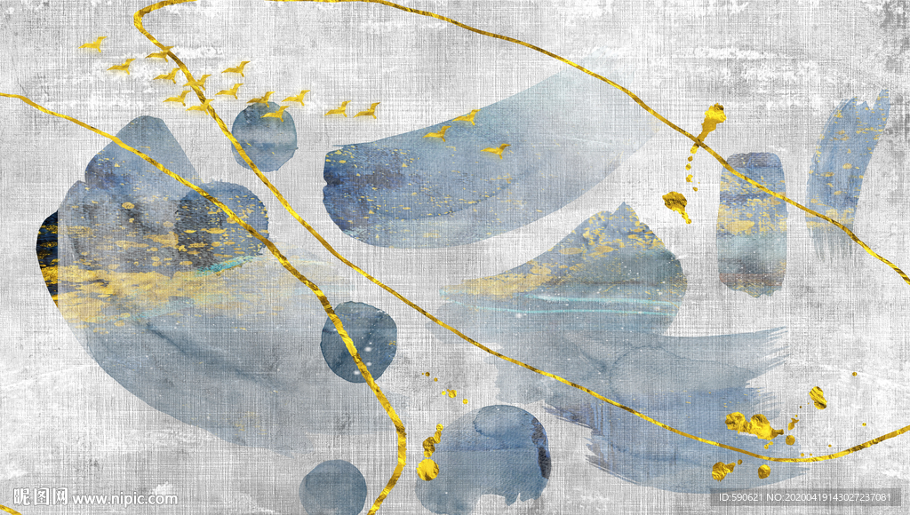 抽象油画