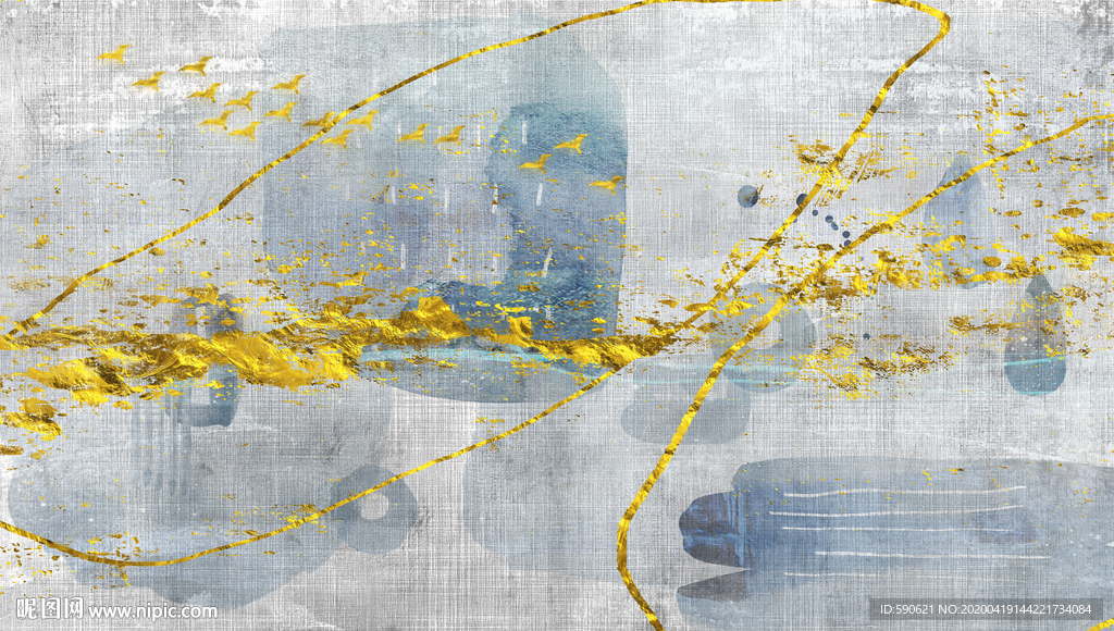 抽象油画