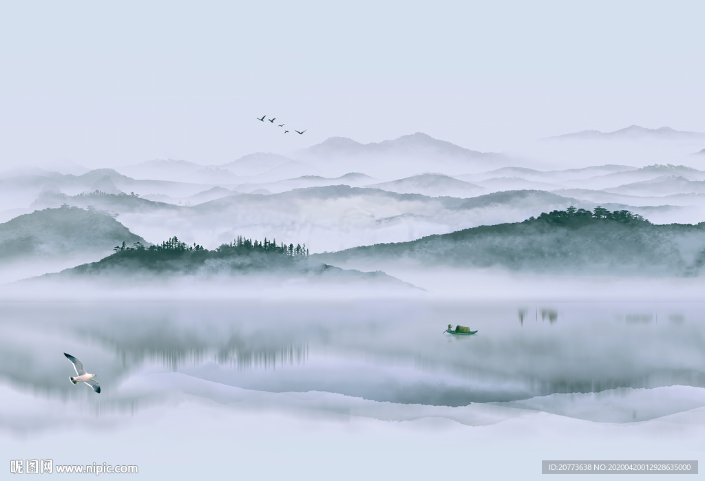 意境山水画