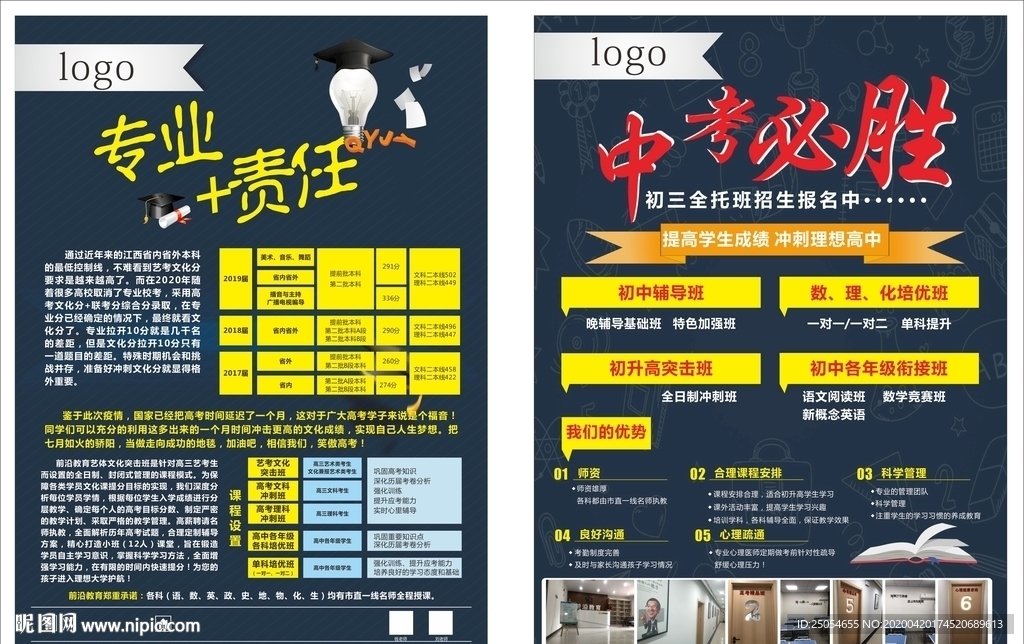 教育培训宣传单页