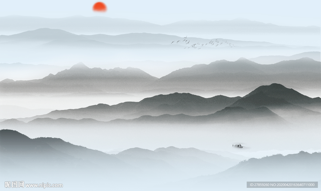 水墨山水