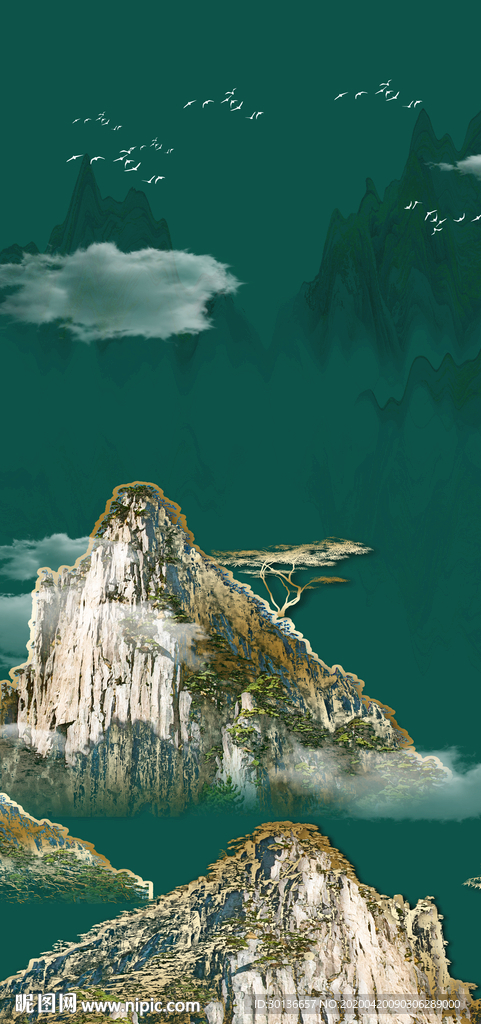 大气家装玄关画 TIF分层