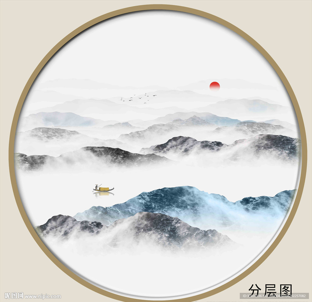 中国风抽象画