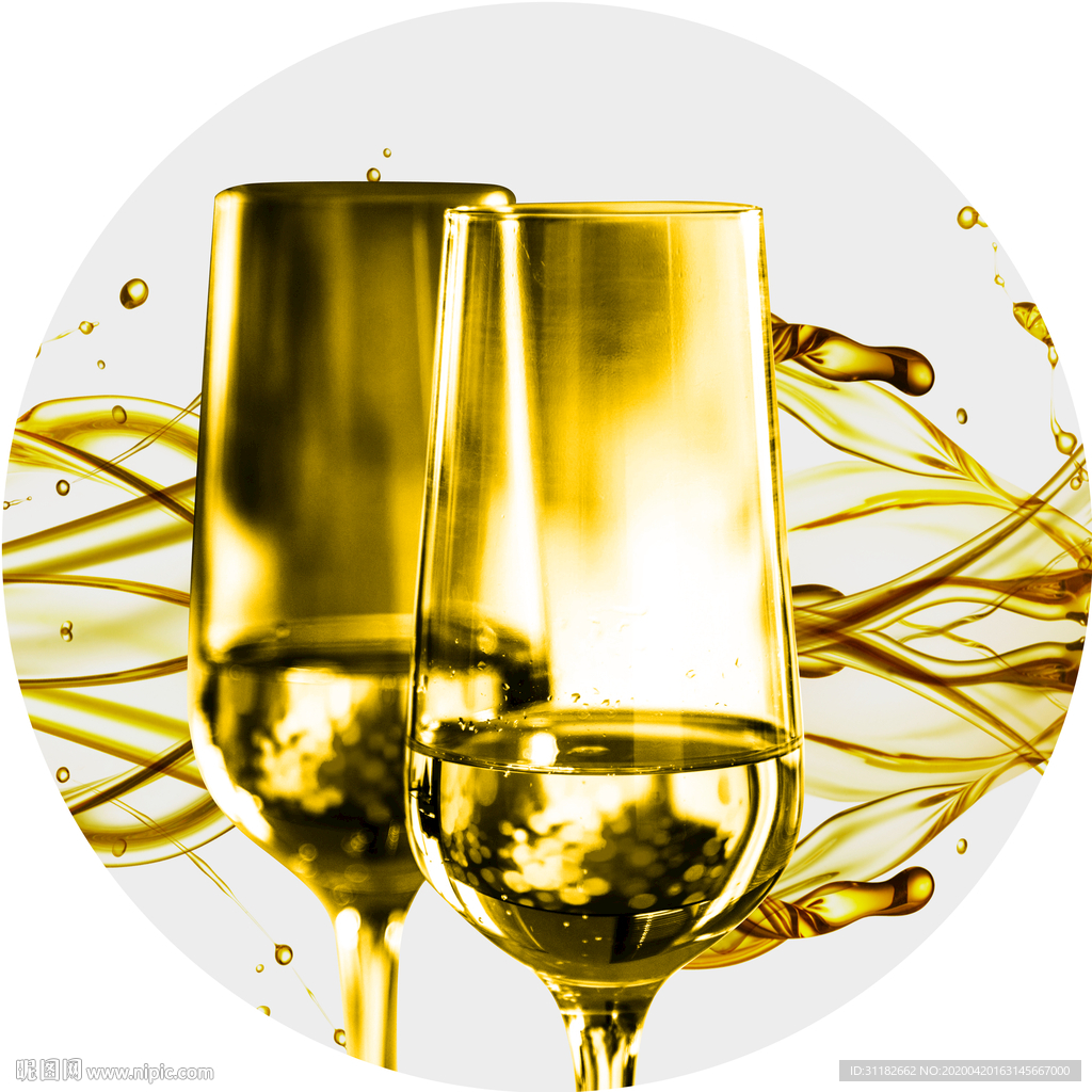 创意酒杯装饰画