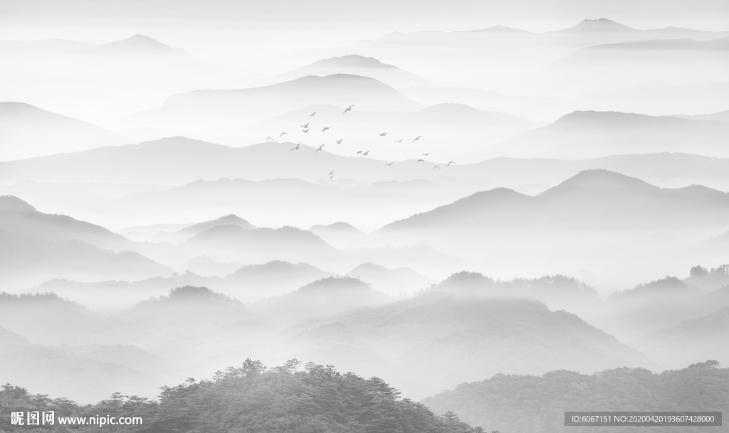 新中式山水画