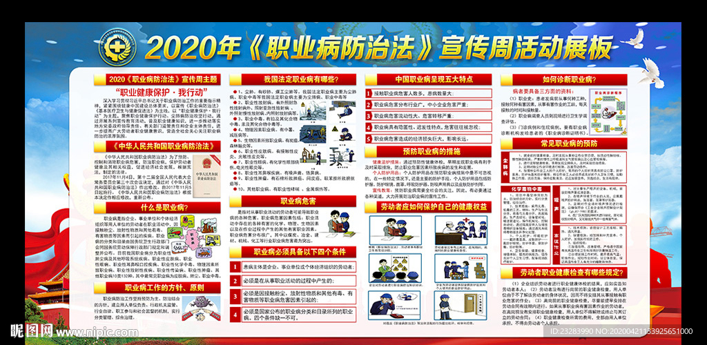 职业病防治法宣传周宣传栏