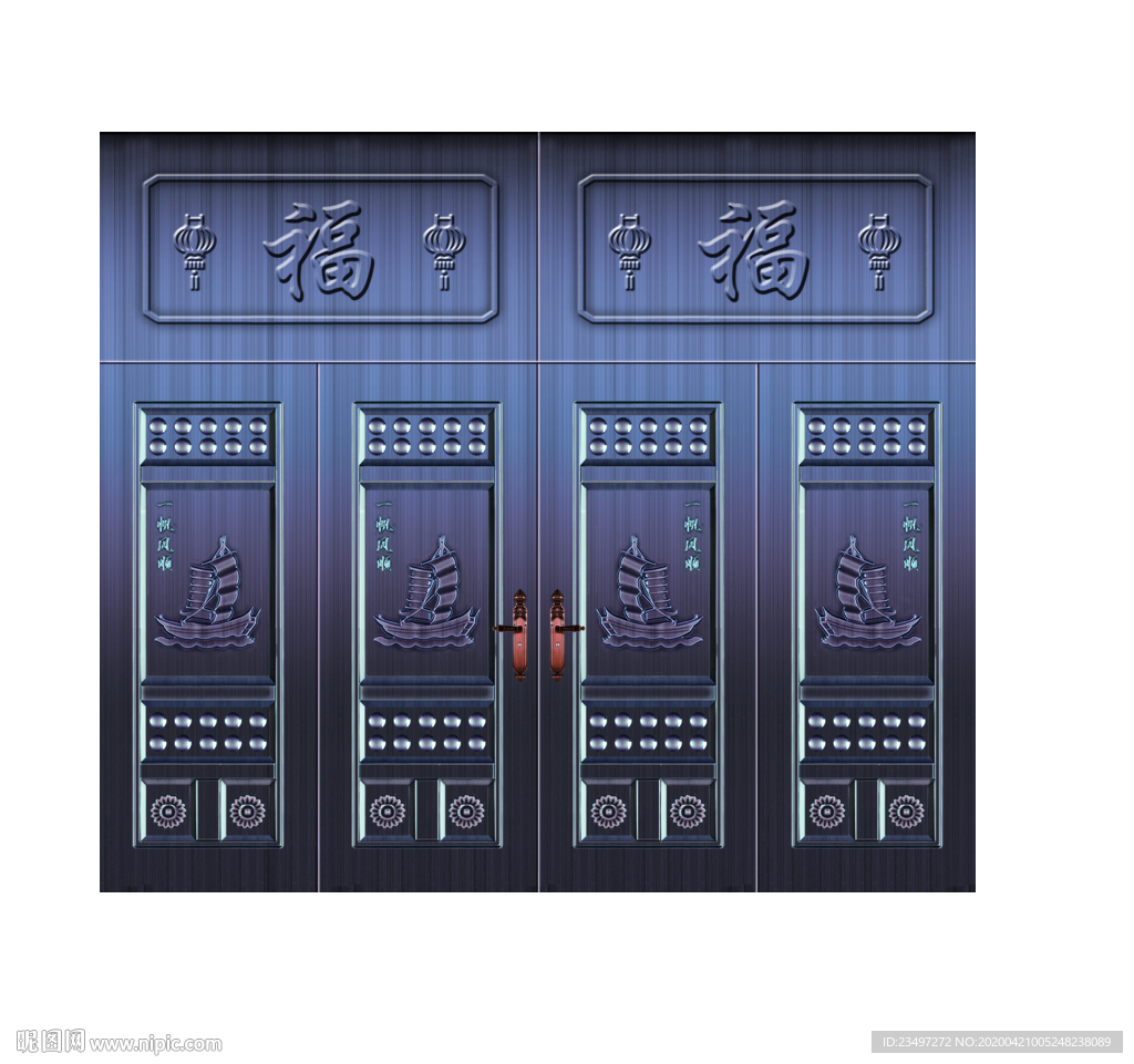 仿铜门