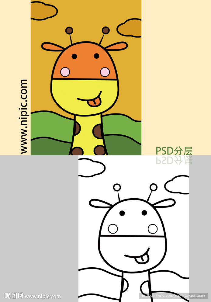 可爱卡通背景图片