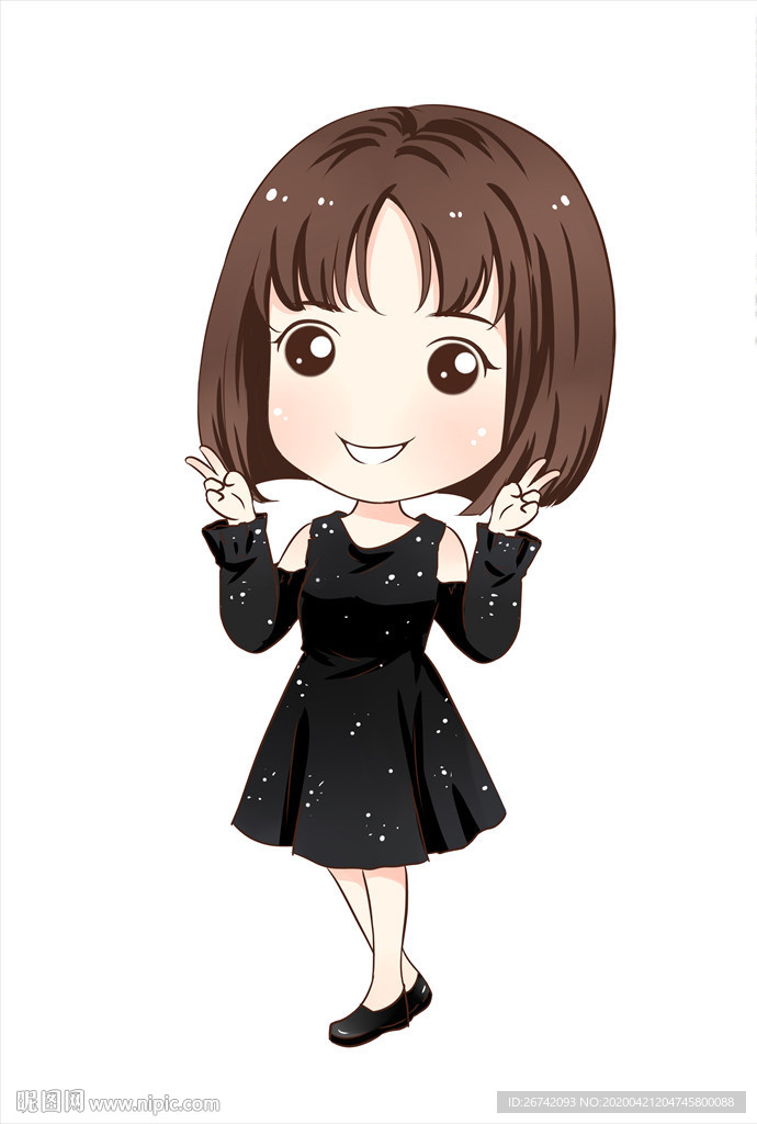 原创Q版 PSD精细分层人物