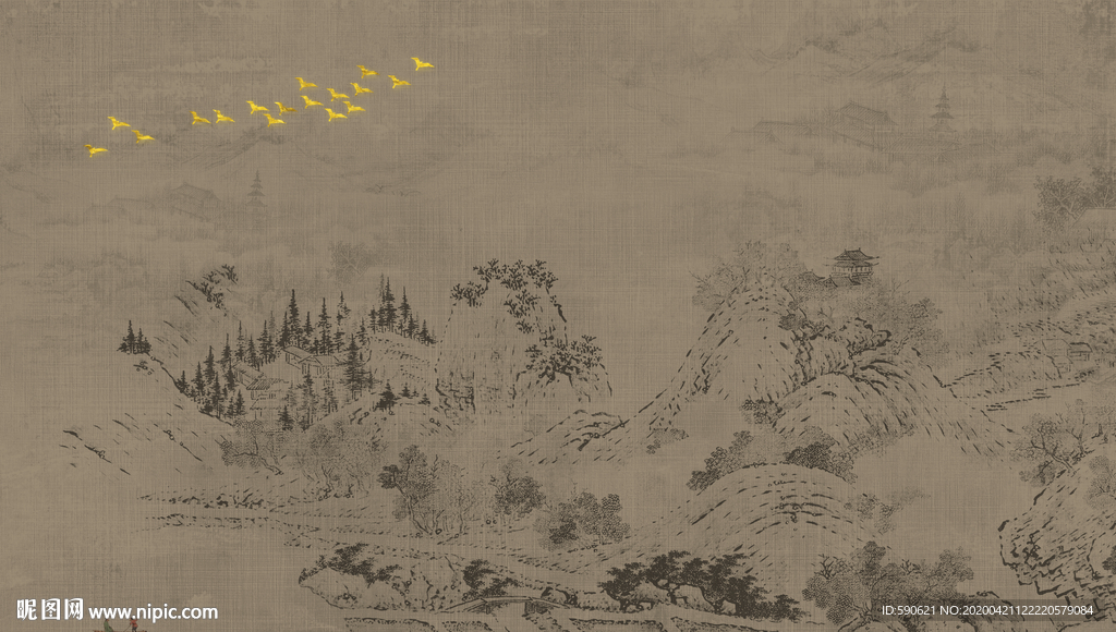 国画山水