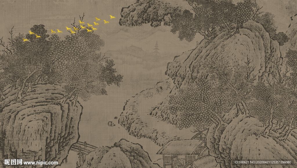 国画山水