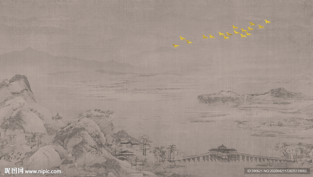 山水国画