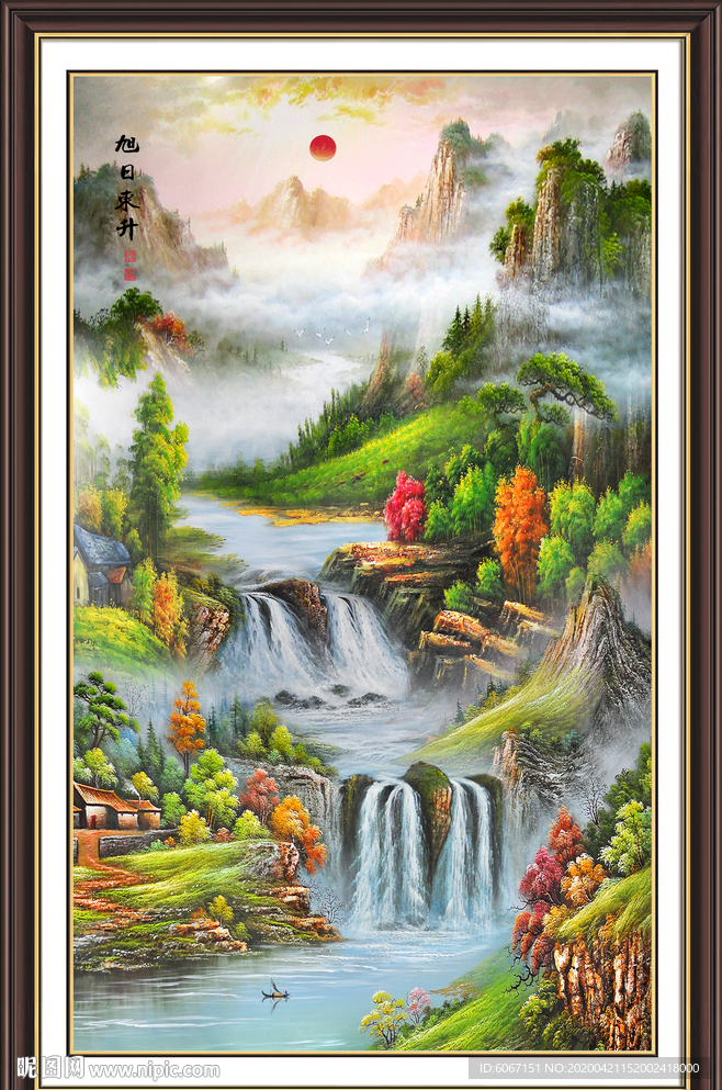 玄关山水画