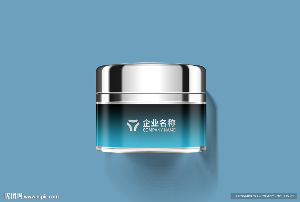 化妆品瓶子效果图