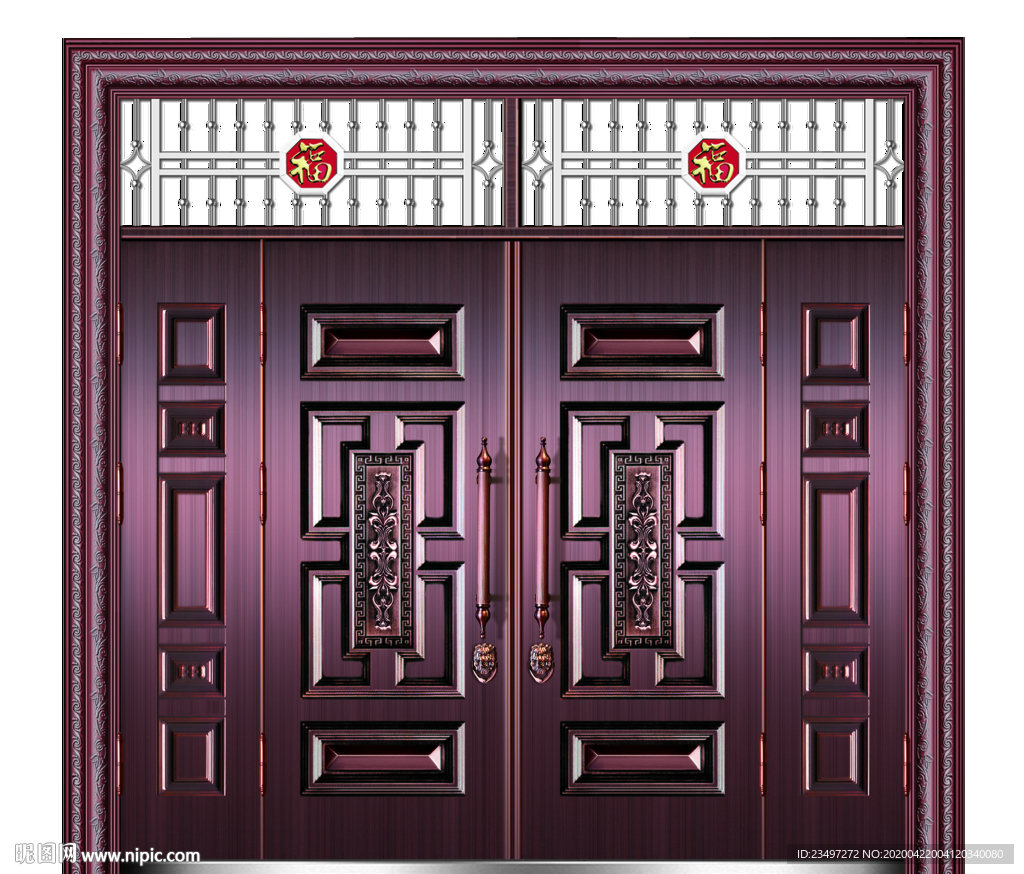 仿铜门