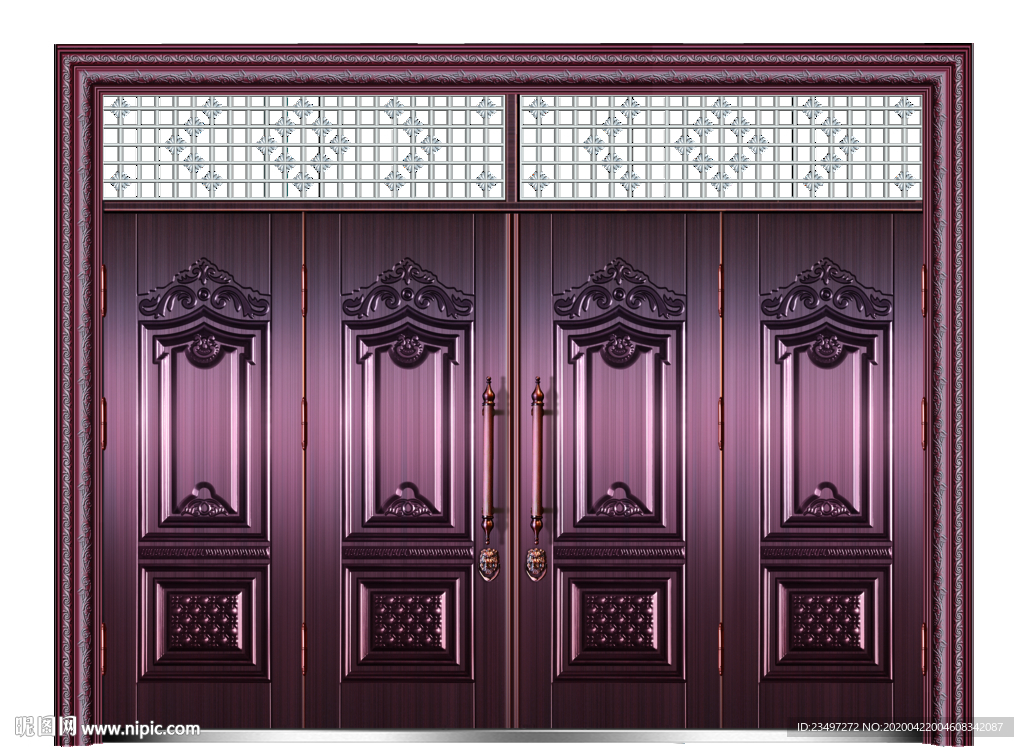 仿铜门