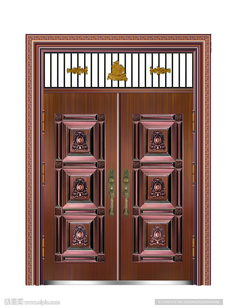 仿铜门