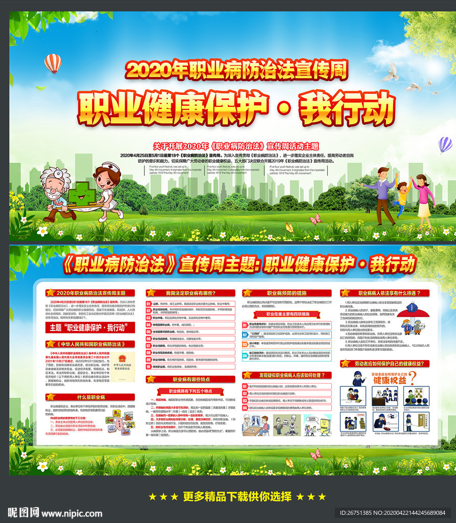 2020职业病展板