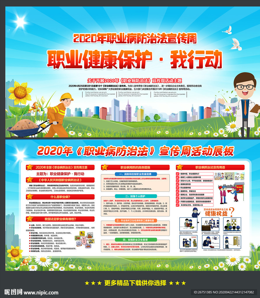 2020职业病宣传栏