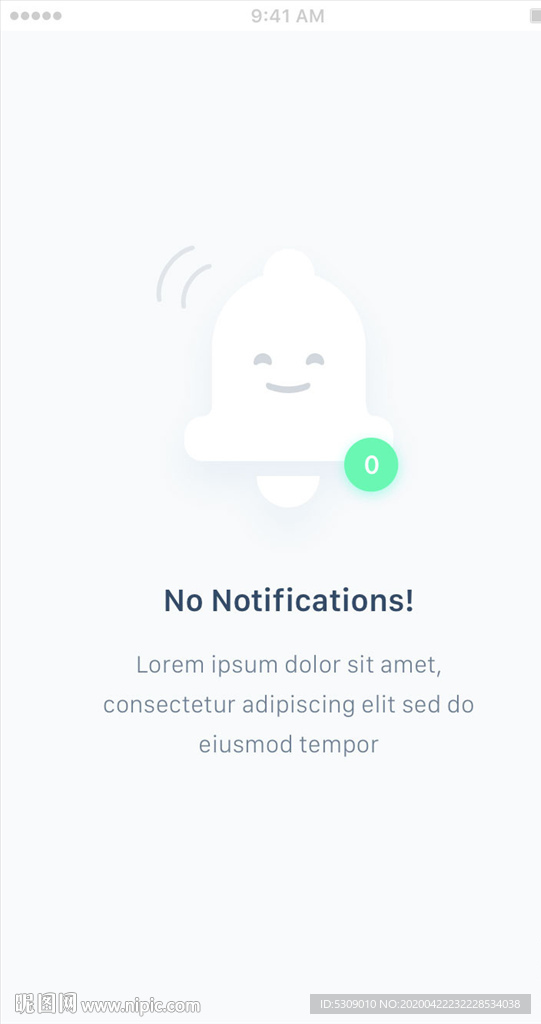 消息提醒可爱启动页引导页app