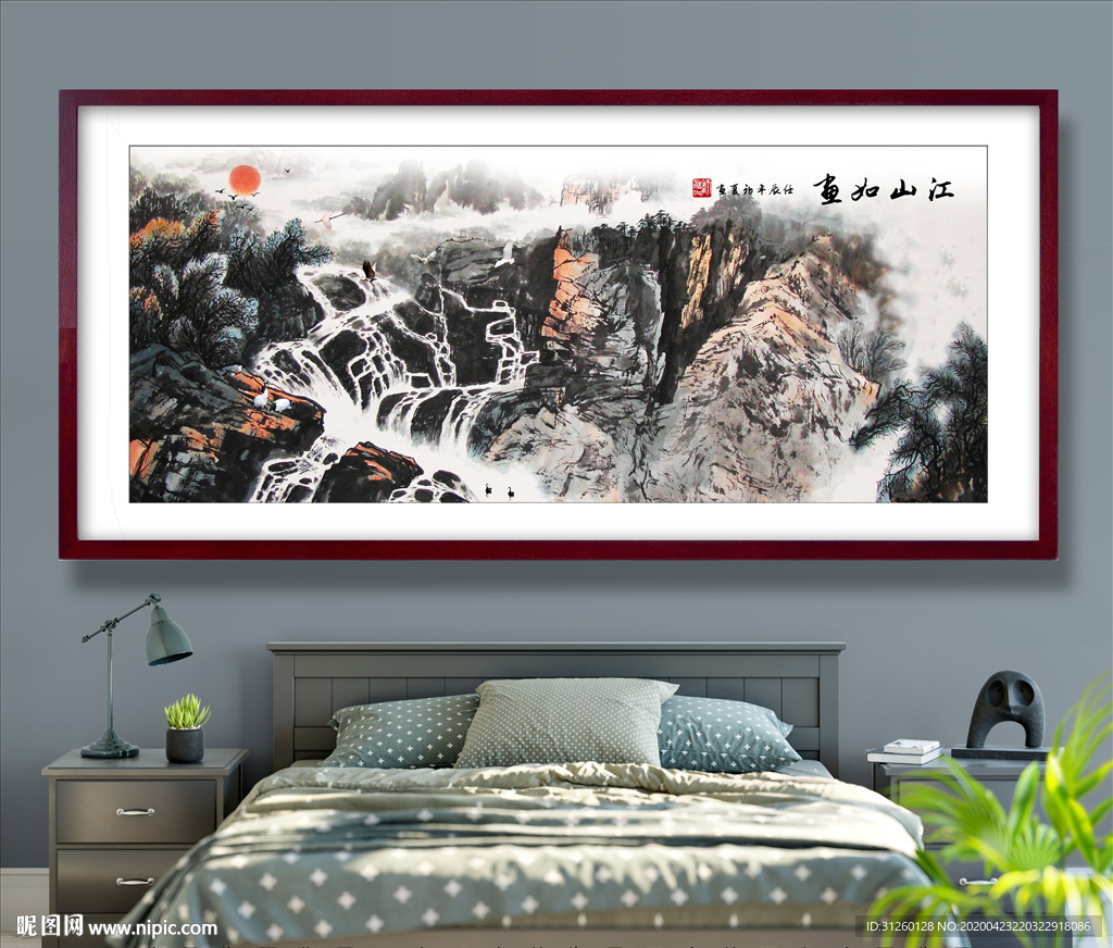 中国风山水装饰画
