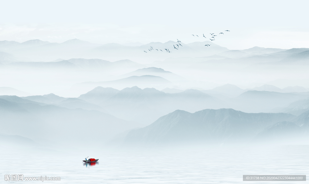 新中式山水画