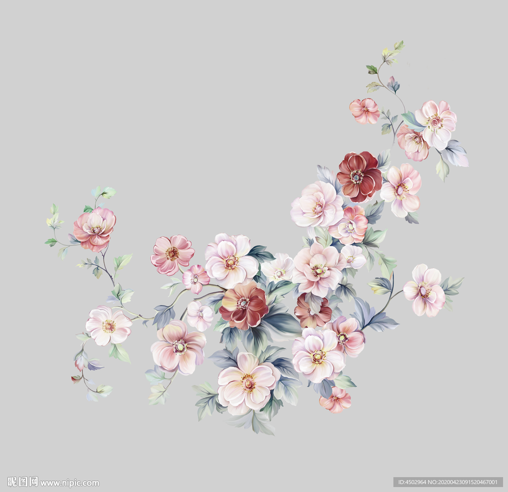 数码手绘花