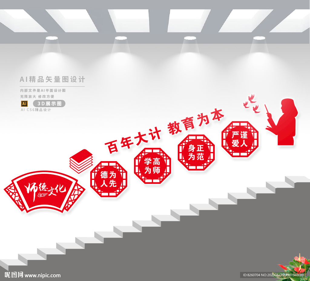 教师楼梯文化