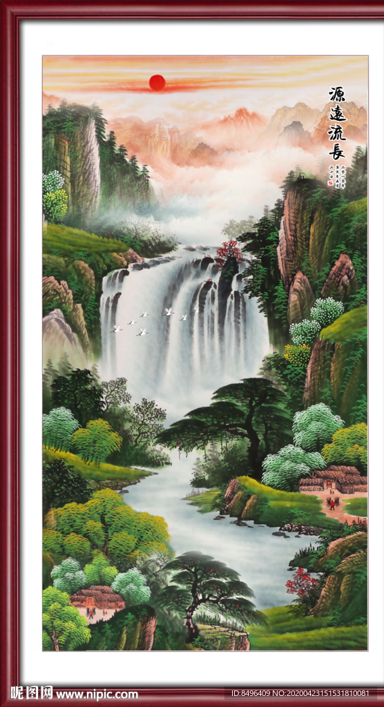 玄关山水画