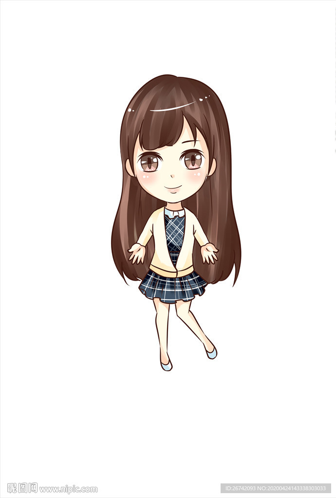 原创Q版 PSD精细分层人物