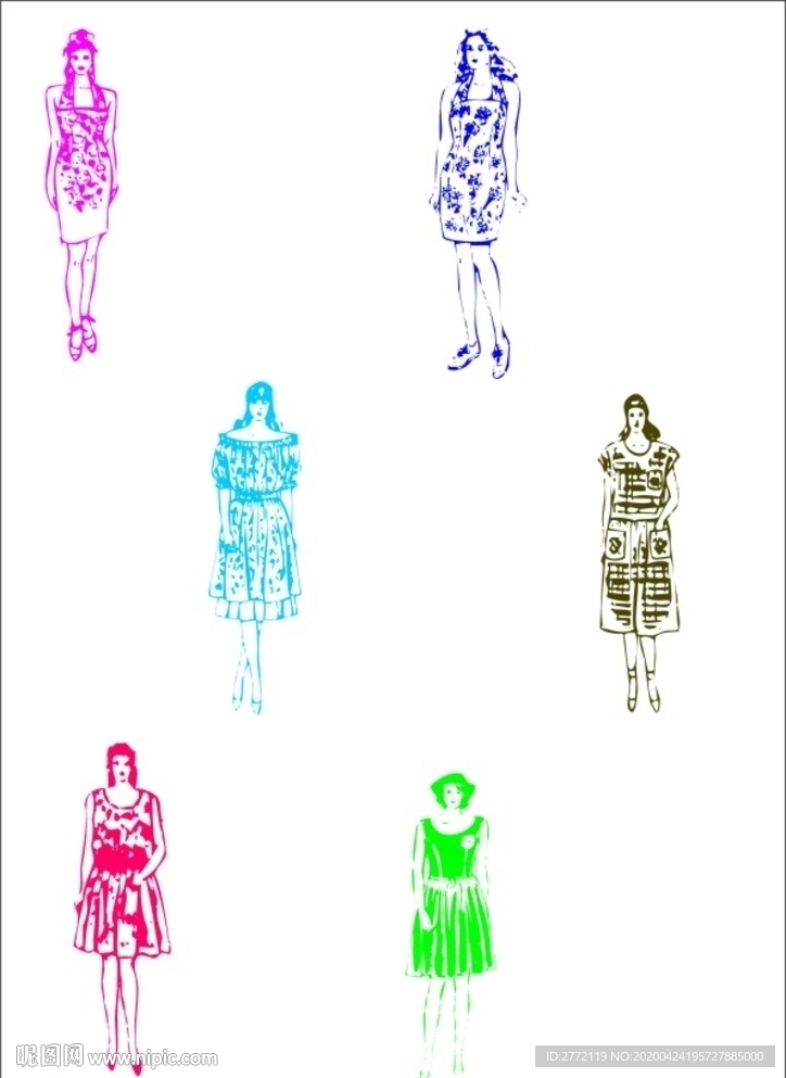 礼花时尚服装设计