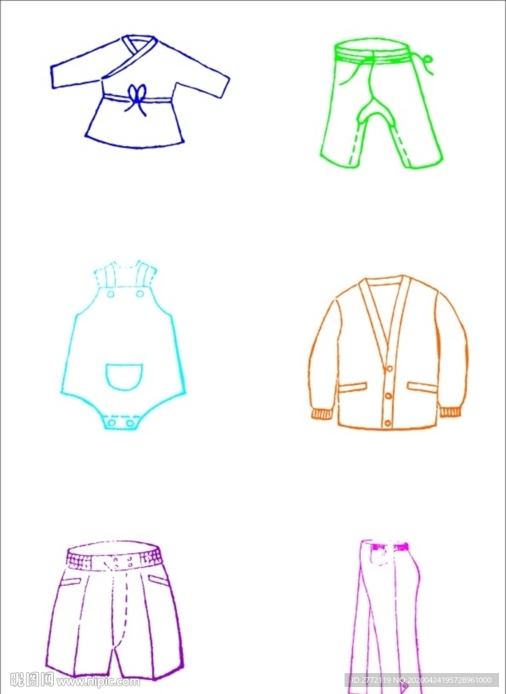 婴儿服饰设计