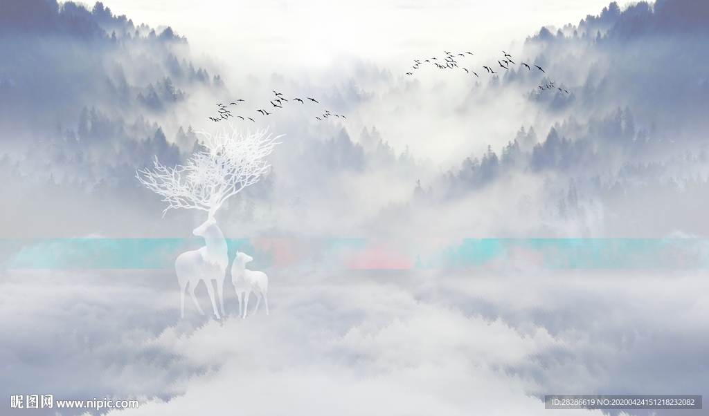 大气意境背景墙