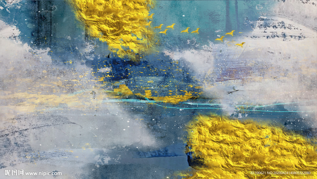 抽象油画