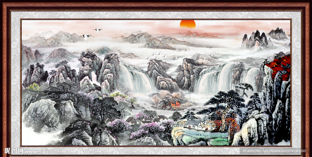 国画山水
