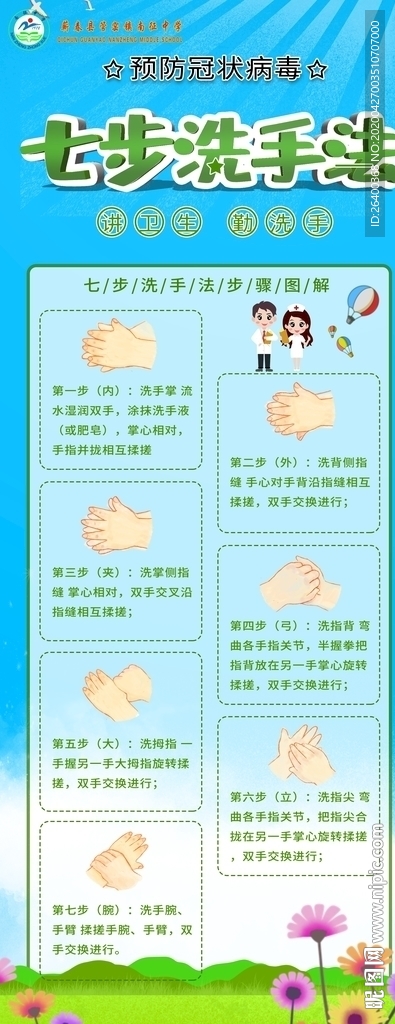 七步洗手