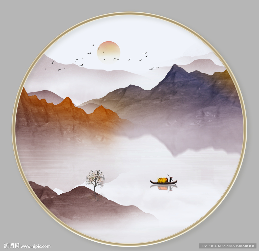 意境山水画