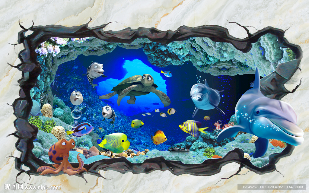3D海底世界背景