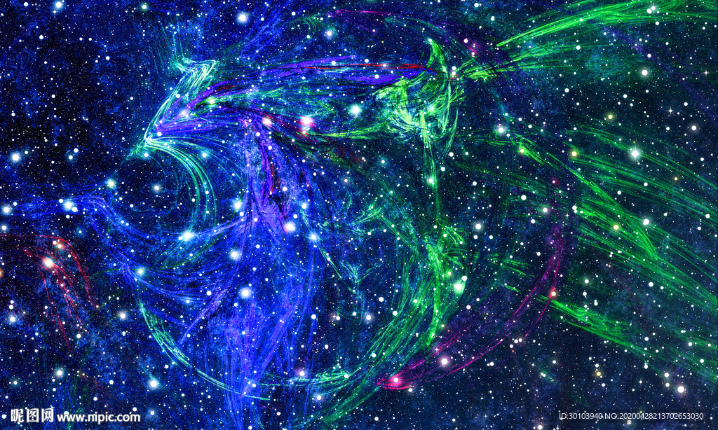 蓝色星空