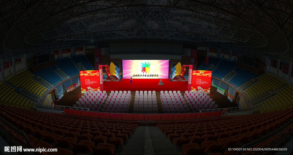 春晚舞美舞台模型