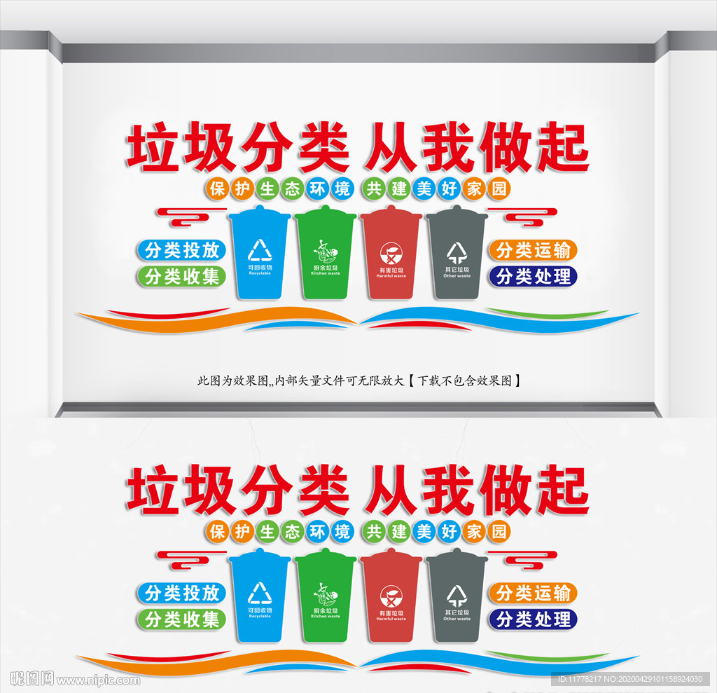 垃圾分类文化墙