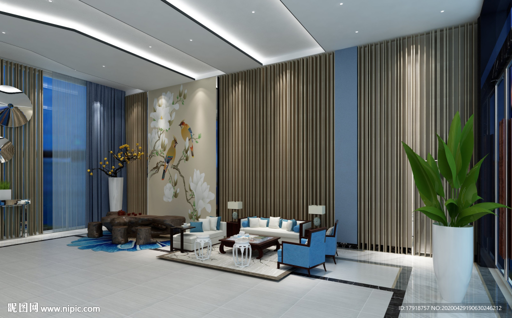 酒店大堂效果图