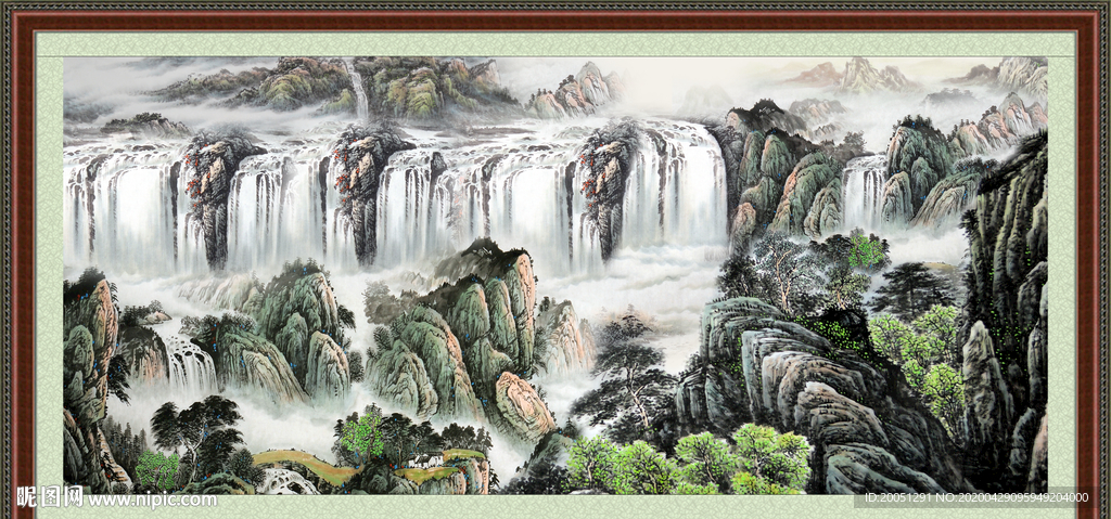 巨幅山水画